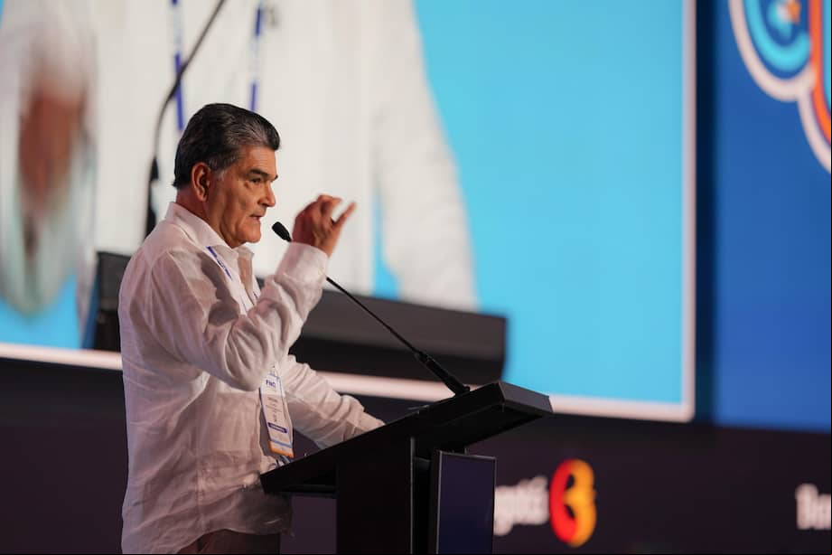 Gregorio Eljach, durante la 59° Convención Bancaria.