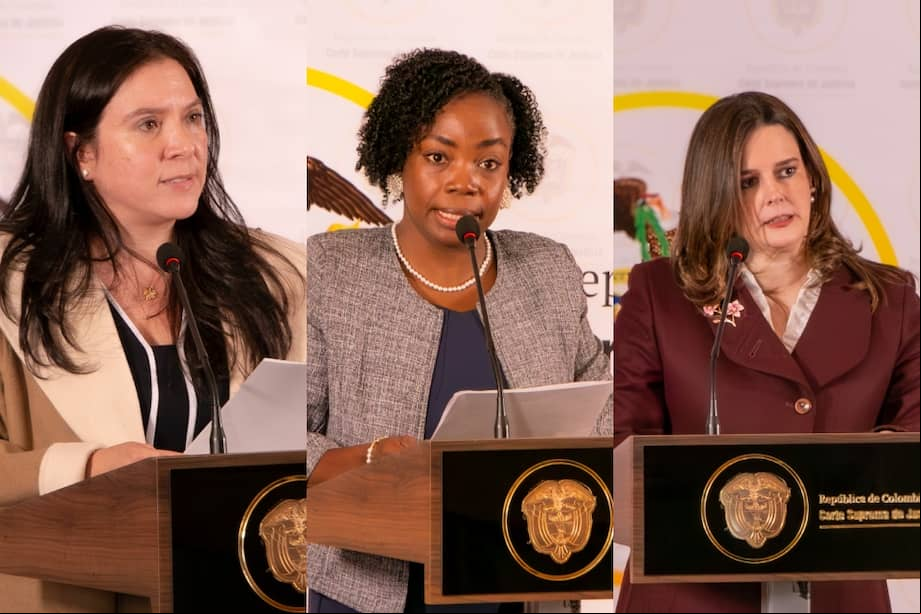 Las elegidas por la Corte Suprema para reemplazar a la magistrada Diana Fajardo son Lisneider Hinestroza Cuesta, Lina Marcela Escobar Martínez y Myriam Carolina Martínez Cárdenas.