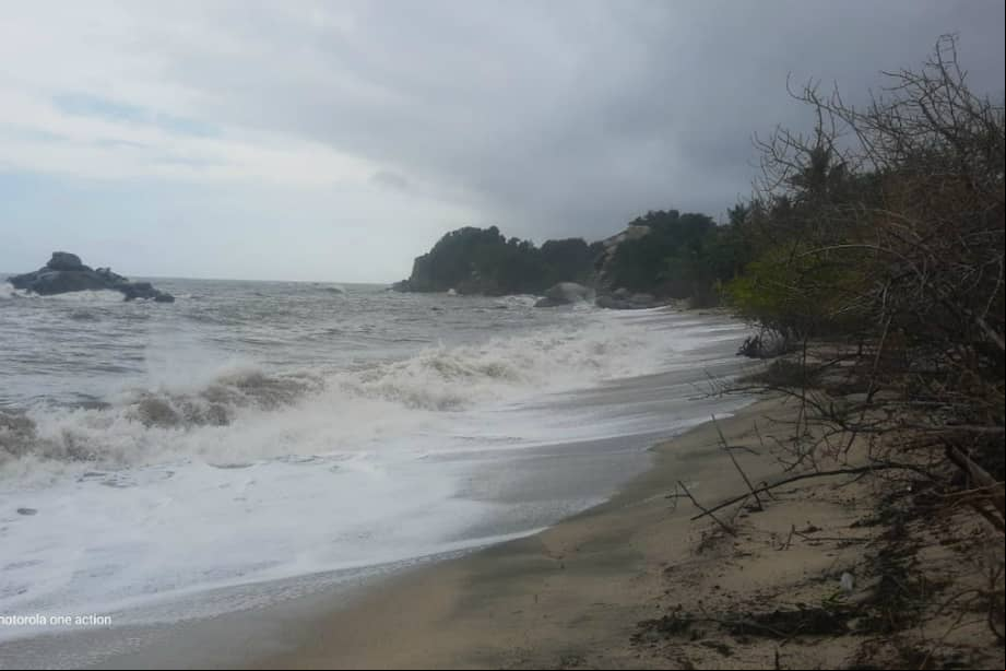 Imagen del Parque Nacional Natural Tayrona, en el Caribe colombiano.
