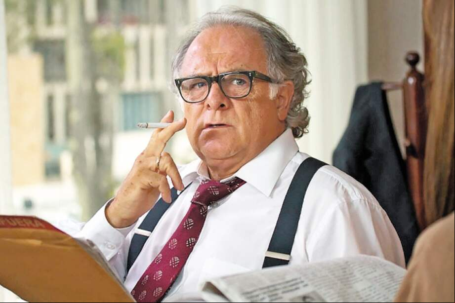 El actor Germán Quintero interpretó a Guillermo Cano en la serie que se emitió por Caracol Televisión entre mayo y noviembre de 2012. / Cortesía Caracol Televisión