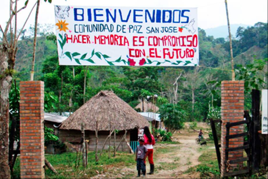 La Comunidad de Paz de San José de Apartadó se declaró neutral dentro del conflicto armado el 23 de marzo de 1997. / Archivo