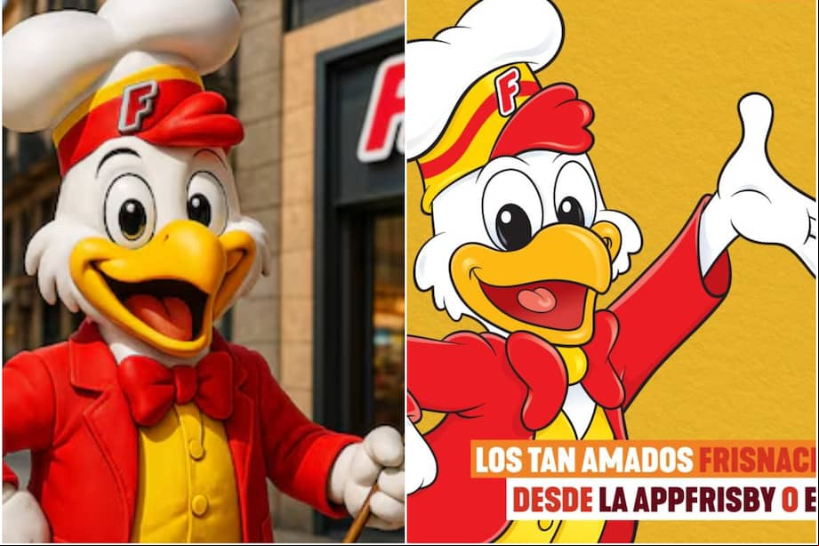 A la izquierda, el pollo de la publicidad española. A la derecha, el colombiano.