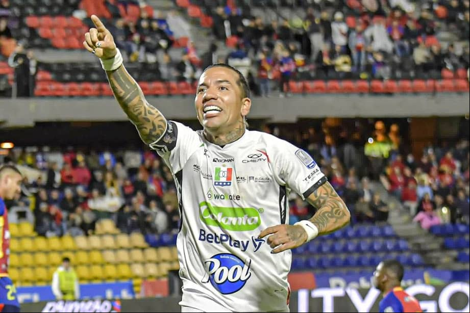 Dayro Moreno marcó en la derrota de Once Caldas en Pasto en la Liga BetPlay 2025.