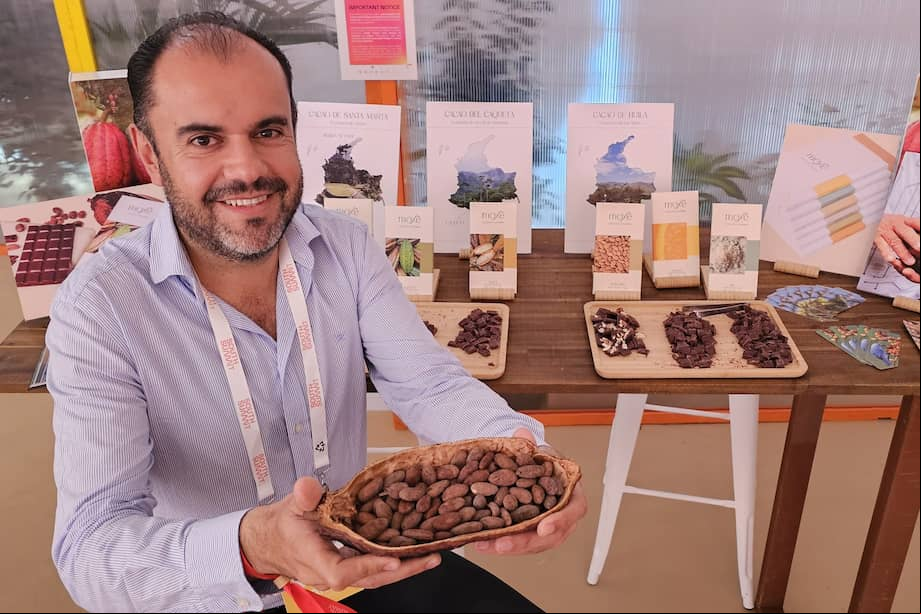 Juan Carlos Garavito, creador de Moxe, la marca de chocolate con cacao colombiano.