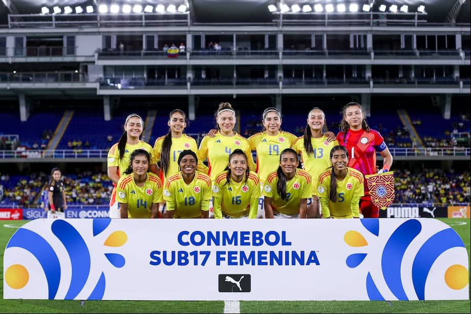 Selección femenina de Colombia en el Sudamericano - Sub 17.