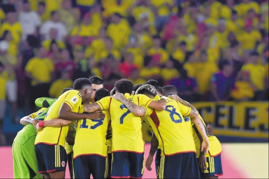La selección de Colombia, en el Metropolitano de Barranquilla.